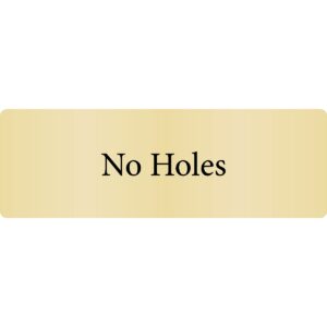 No Holes